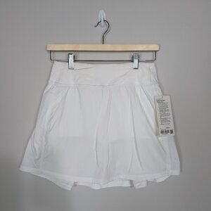 Lululemon Pace Rival Skirt Extra Long White Size 4